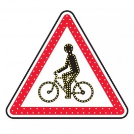 Panneau routier lumineux - A21 Cycliste