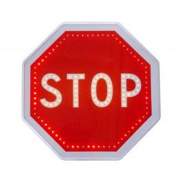 Panneau de signalisation lumineux Stop AB4
