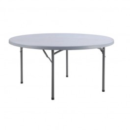 Table ronde en polypropylène Ø 152 cm