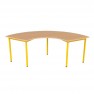 135x78 cm - Table maternelle modulable Fleur