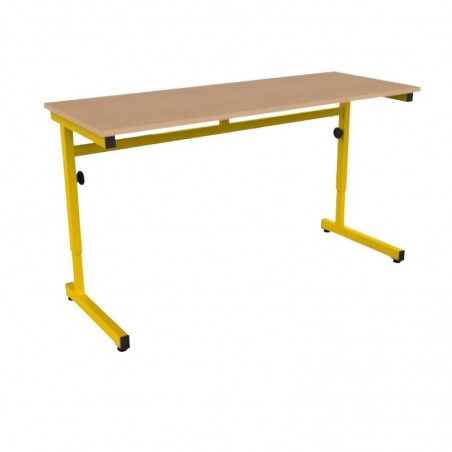 130x50 cm - Bureau scolaire réglable en hauteur LUIS