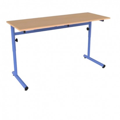 130x50 cm - Bureau d'école à hauteur réglable CANELLE