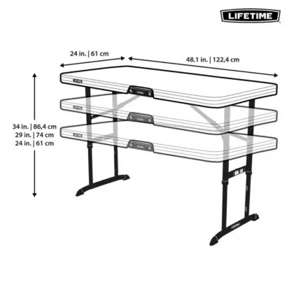 table réglable lifetime