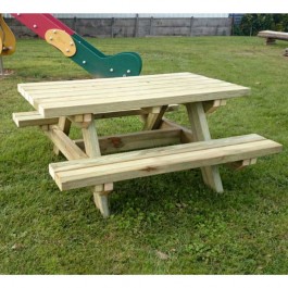 Table et bancs pique-nique pour enfants