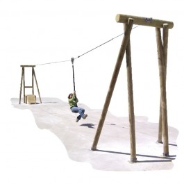 Jeu en bois pour aire de jeux enfants