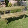 Banc de ville en bois