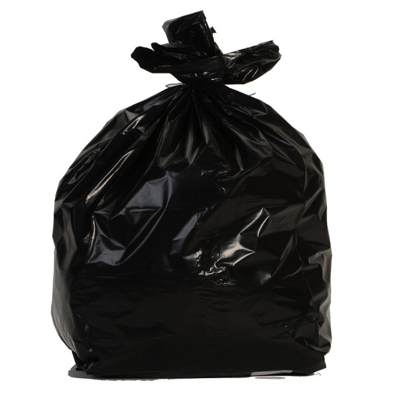 100 sacs poubelle 240L noir