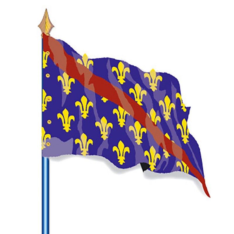 Drapeau Normandie avec hampe - Province