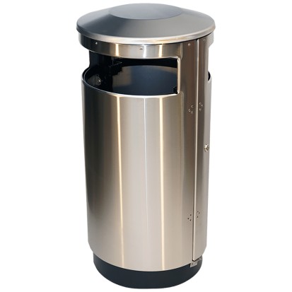 Poubelle Australia Slide Inox 80 litres