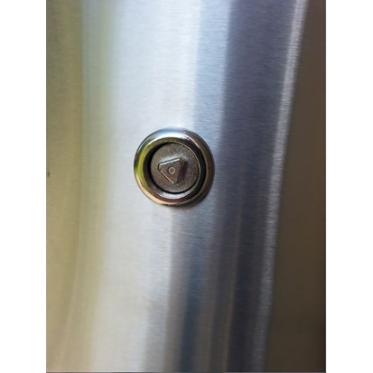 Poubelle Australia Slide Inox 80 litres