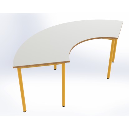 135x78 cm - Table maternelle modulable Fleur