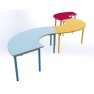 135x78 cm - Table maternelle modulable Fleur