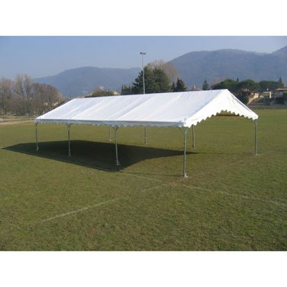 Tente de réception Plein Air (5x12m) 60m² - toit + armature - avec